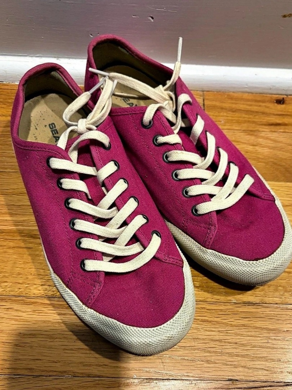 SeaVees Monterey Sneaker Standard Canvas Sneakers Pink US 7